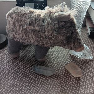 Wart Hog Or Boar Stuffed Animal Great Condition, Soft Fur, African Animal